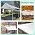 Thanaddo 10 x 20 Ft Carport Replacement Canopy Cover Garage Top Tent Shelter Tarp with Free 44 Ball Bungee Cords,White(Only Cover, Frame Not Include)