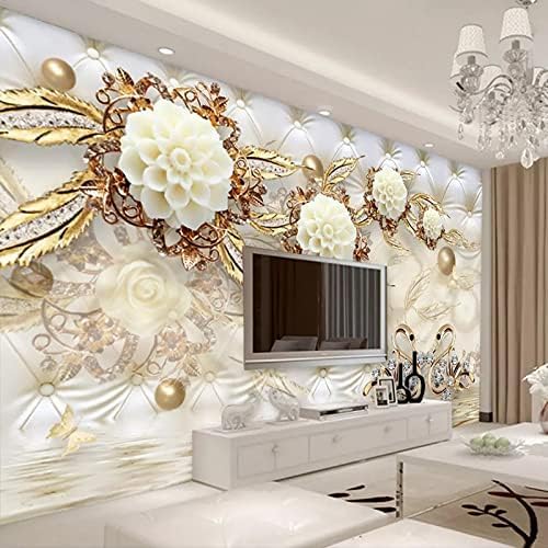 AADEE Craft Luxury 3D Floral Swans Gold Diamonds Abstract Wallpaper for Home Décor (Non-Wooven 10X8 Feet_Multi) (B0CJ9DPTR7) Amazon Price History, Amazon Price Tracker