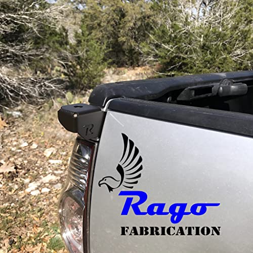 Image of Rago Fabrication CB Antenna Mount for 2005-2015 Toyota Tacoma 2nd Gen | Driver Side | Truck Bed Mounted | Pickup Truck Accessories | Made in The USA
