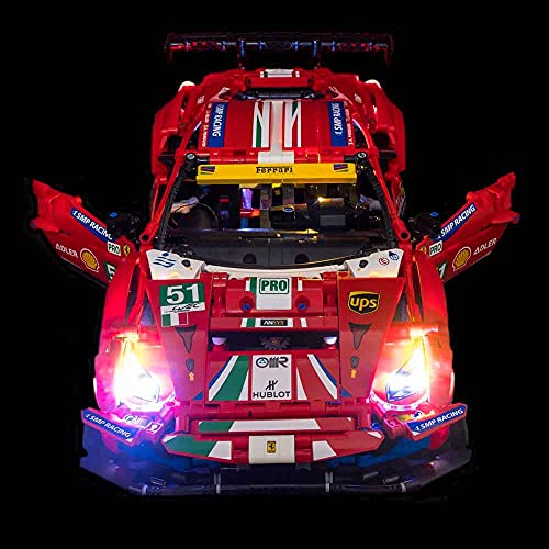 Light My Bricks Lichter für Lego Ferrari 488 GTE 42125 – Bild 3