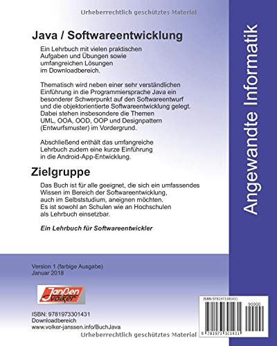 Java / Softwareentwicklung: Entwerfen und Realisieren von Java-Applikationen und Android-APPs