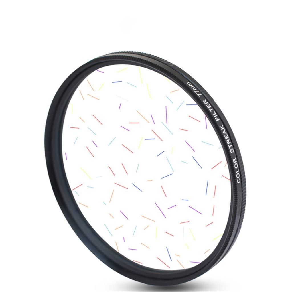 Colorful Drawing 77mm 82mm Lens Filter Star Ray Widescreen Film Special Effects Filter Micro SLR Camera Accessories (Size : 82mm) ()