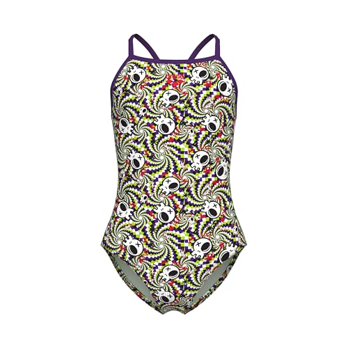 Maillot de bain fille Arena Fun Skulls pour s'entraîner en club