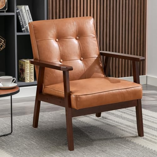 Bonzy Home Mid Century Modern Accent Chair for Living Room,