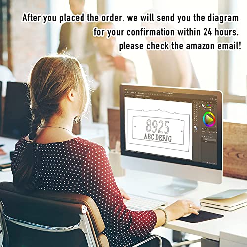 Personalized Address Plaque Lawn Mounted - Metal House Address Numbers For Outside,House Numbers Sign Plaque Plate For Lawn,Garden,Yard,Ground - 911 Visibility With Stake(Rose Gold) #TOP2