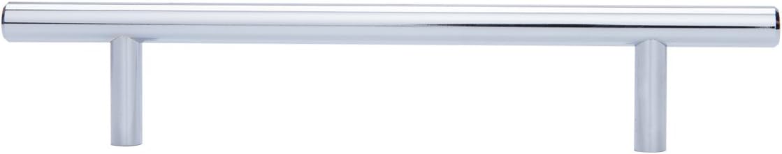Black Friday - 40% OFF Amazon Basics Euro Bar Cabinet Handle (3/8-inch Diameter), 7.38-inch Length (5-inch Hole Center), Polished Chrome, 50-Pack