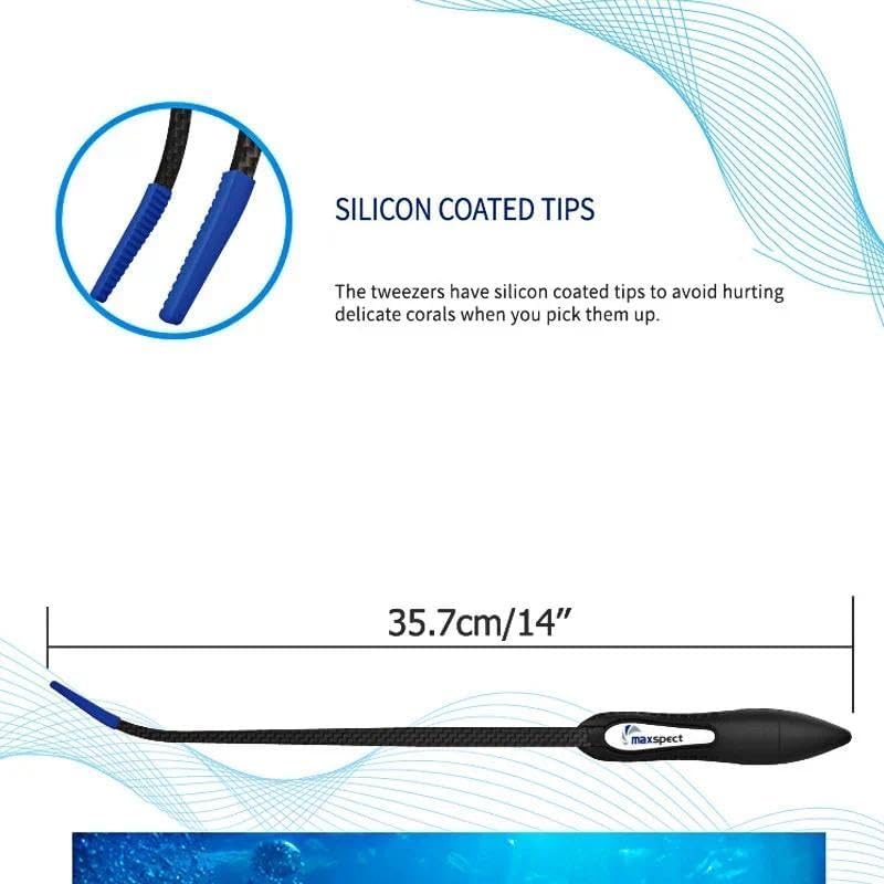 Maxspect Aquarium Carbon Fiber Float Coral Tweezers Cleaning Tools