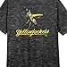 Bioworld Yellowjackets Bee Logo Crew Neck Short Sleeve Charcoal Heather Women's Night Shirt-Medium