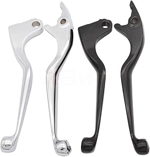 Motorcycle Brake Clutch Levers for Honda Shadow 600 750 1100 1988-2010 Magna 750 CB750 Nighthawk CBR600 F1/F2/F3/F4/F4i 1987-2007 CBR900RR VTX1300 RUSIHO (Chrome)