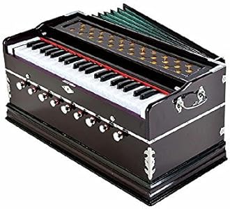 Decora Emporium Best Harmonium 9 Stopper, Chudidaar Bellow, 42 Key, Two Reed(Bass-Male),3 1/2 Octave,Kapler, Harmonium With Cover