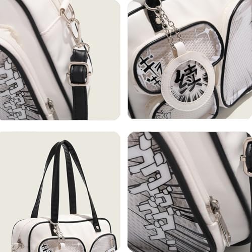 Ita Bag Pin Display Shoulder Bag for Women Japanese Crossbody y2k Handbag with Pendant4