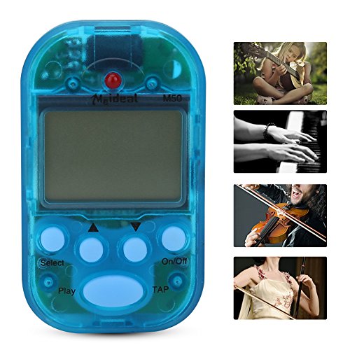 Mini métronome M50 LCD numérique Beat Tempo pour piano, violon, guitare, trap batterie (Bleu) - Les Beatles, Paul McCartney, John Lennon, RIngo Starr, George Harrison Mini métronome M50 LCD numérique Beat Tempo pour piano, violon, guitare, trap batterie (Bleu) – Image 7