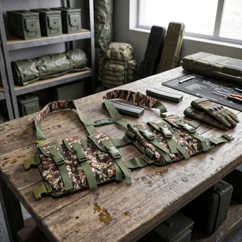 Image of Azad tactical vest for ary with stuff oragnizer and poches
