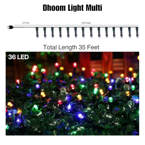 Serial Bulb Rice Light 35 Feet 36 Led String Serial Lights, Copper Wire LED Decorative String ...