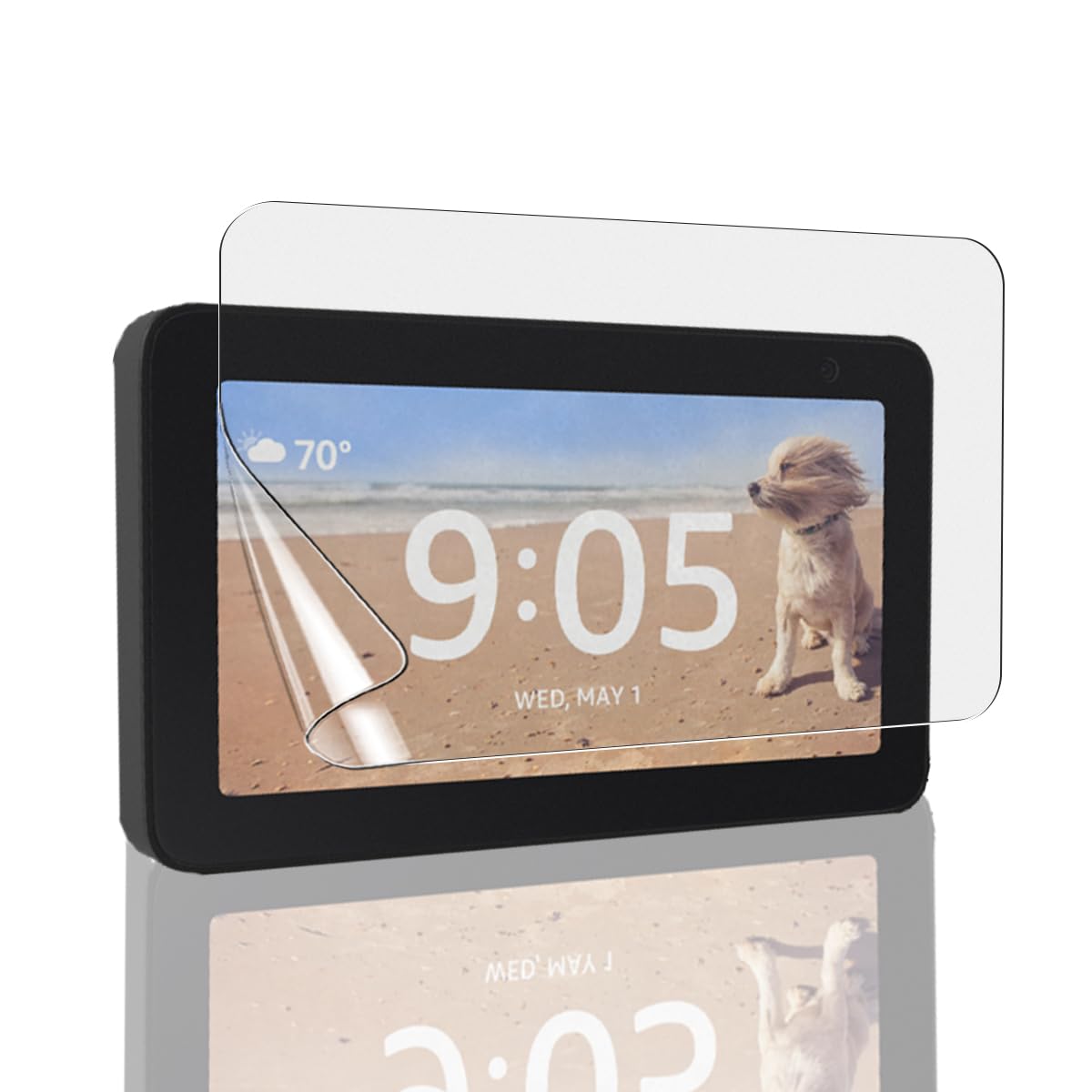 Bekiikoo Echo Show 5 Screen Protector, [Not Tempered Glass], Anti-Scratch, Anti-Glare, Bubble Free Matte Tablets, Paper Effect Screen Protector for Echo Show 5