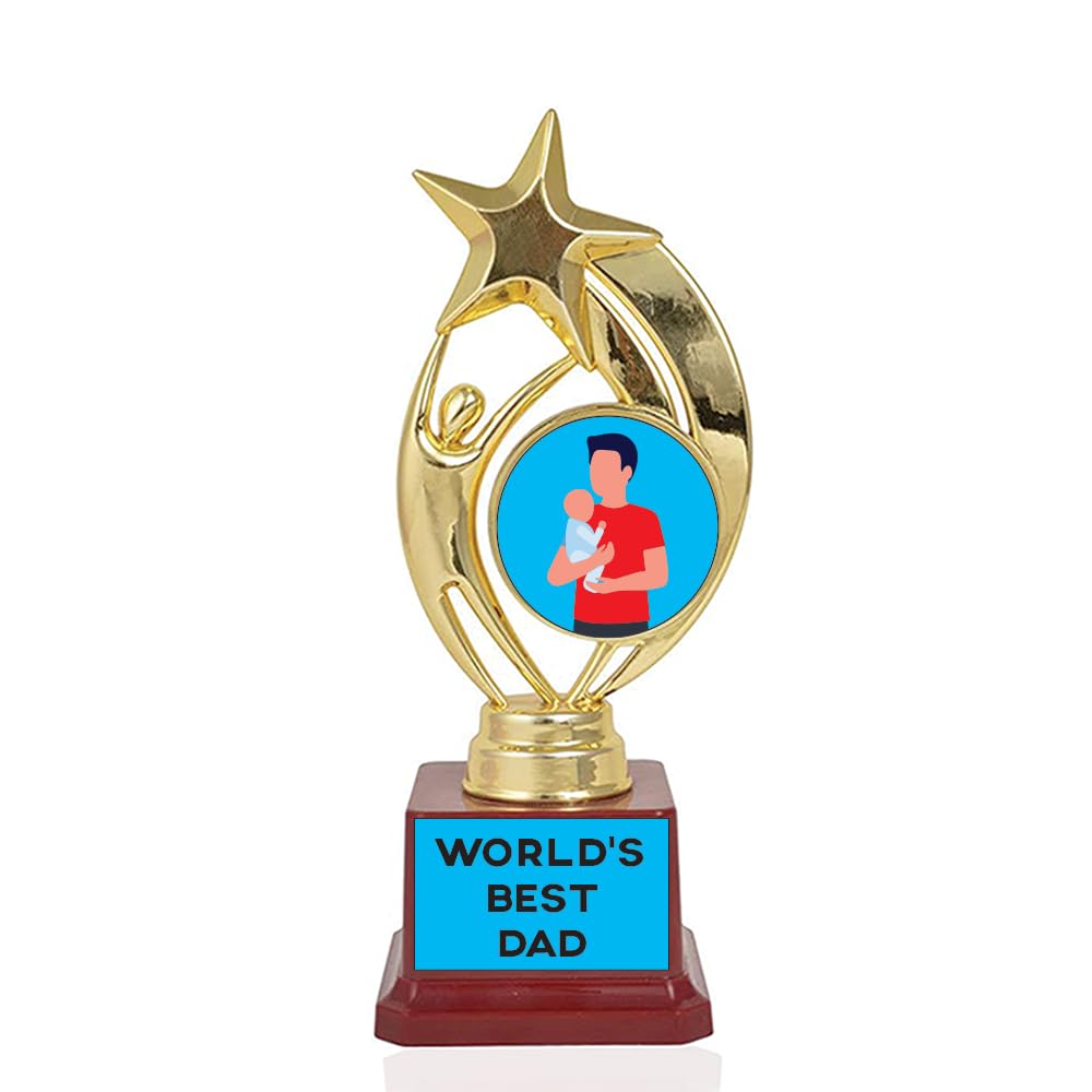 BAREEZÉ PURE Worlds Best Dad Gift Trophy Gift for Fathers Day Award Father Birthday Trophy (B0CNH5F5X9) Amazon Price History, Amazon Price Tracker