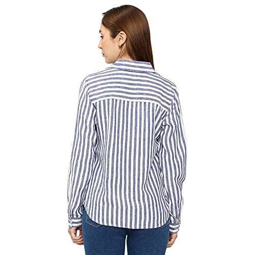 Image of Spykar Solid Blended Round Neck Women's Regular Fit Top