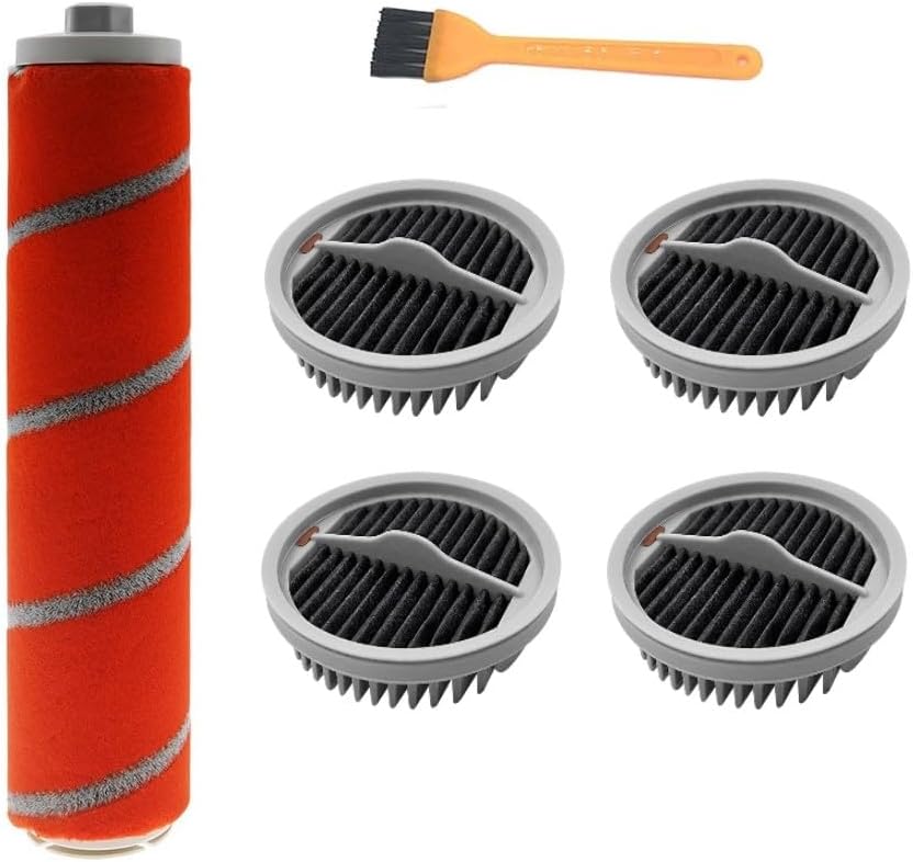 Replacement HEPA Filter brush roller For Xiaomi Roidmi NEX X20 X30 S2 F8Pro Handheld Cordless Vacuum Cleaner(C (4pcs))