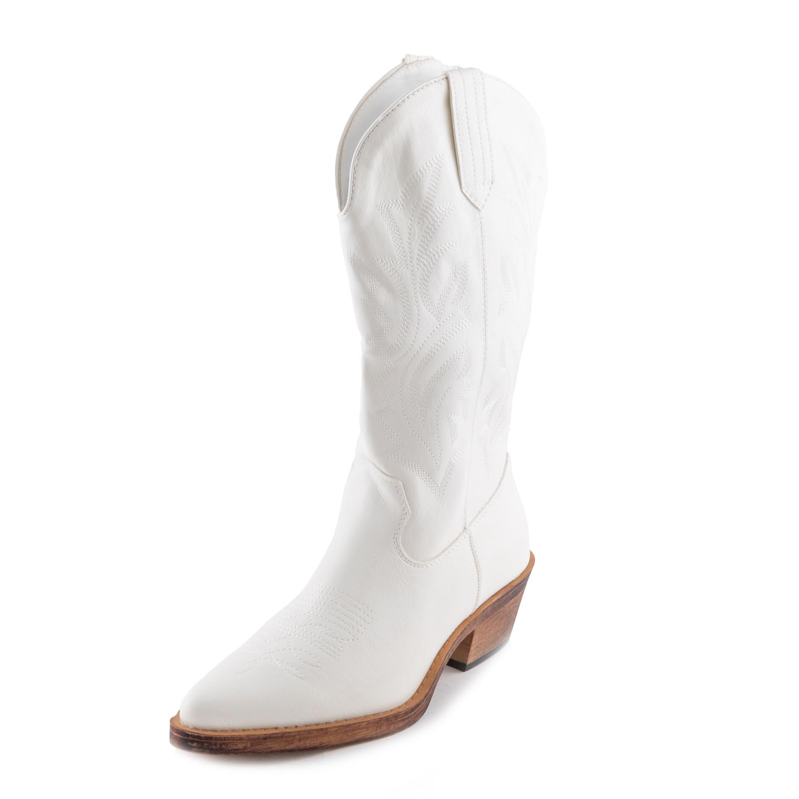 Toocool Stivali donna texani cowboy western camperos scarpe a punta G676