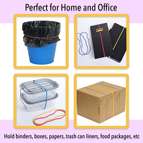 Mr. Pen- Large Rubber Bands, 120 Pack, Assorted Color, Big Rubber Bands, Giant Rubber Bands, Elastics Bands, Long Rubber Bands, Colored Rubber Bands For Office, Rubber Bands, File Rubber Bands #TOP5