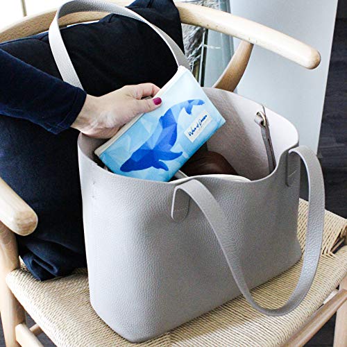 Waves Of Change Insulated Recycled Plastic, Snack Pouch - Set Of 2, Whale #TOP3