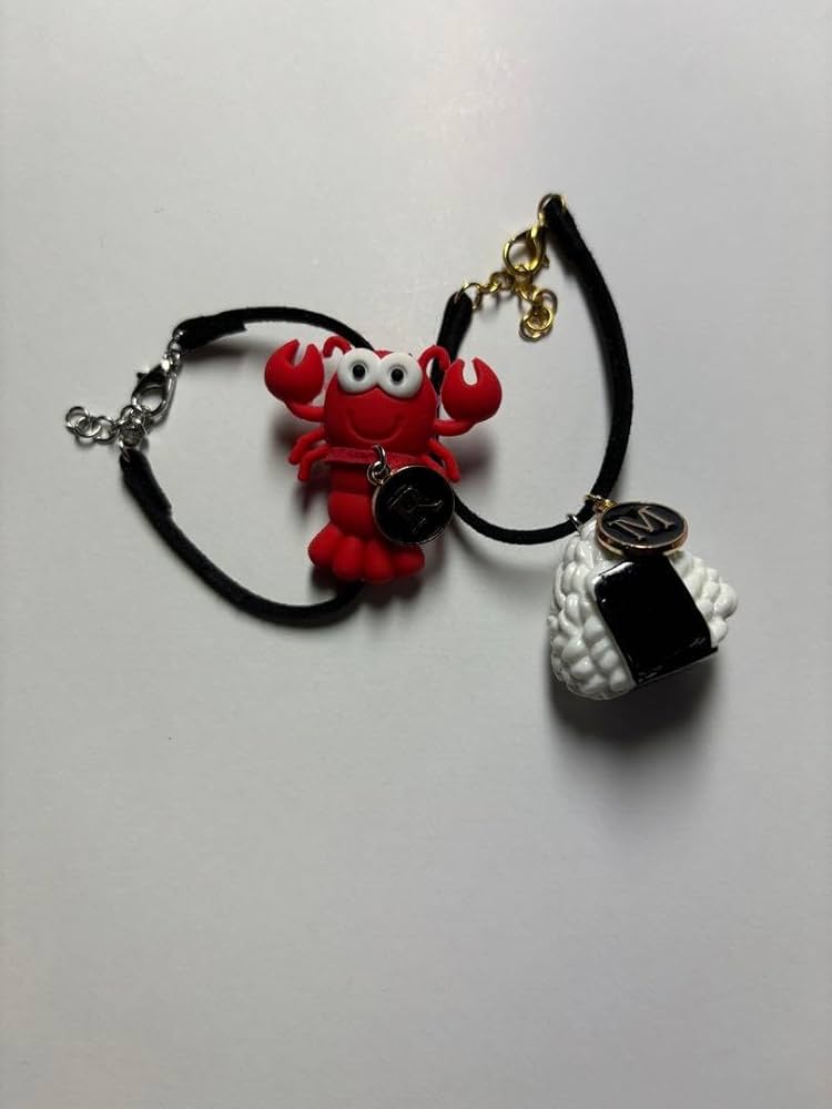 ゆみ吉様お取り置きです！【スノーマン】雪玉と黒ネコちゃんチャーム Amazon.co.jp: おにぎりバッグ ザリガニさん 目黒蓮 すのチル