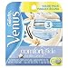 Gillette Venus ComfortGlide Vanilla Crème Women's Razor Blade Refills, 6 Count