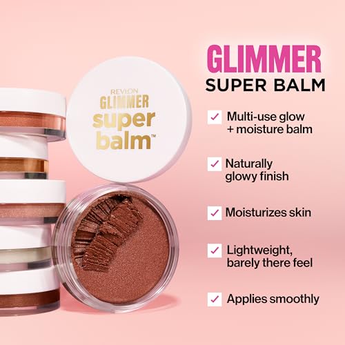 Revlon Glimmer Super Balm, Multi-Use Makeup, 002 Cocktail Hour, 0.06 oz - image 3