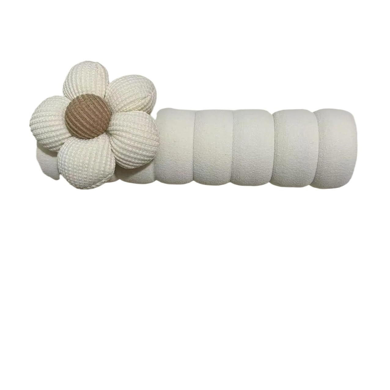Tianshengqi 1Pc-White 1Pc Anti-Static Floral Door Handle Cover Beige Silent Anti-Collision Protector,Anti-Collision Decorative(1Pc-White)