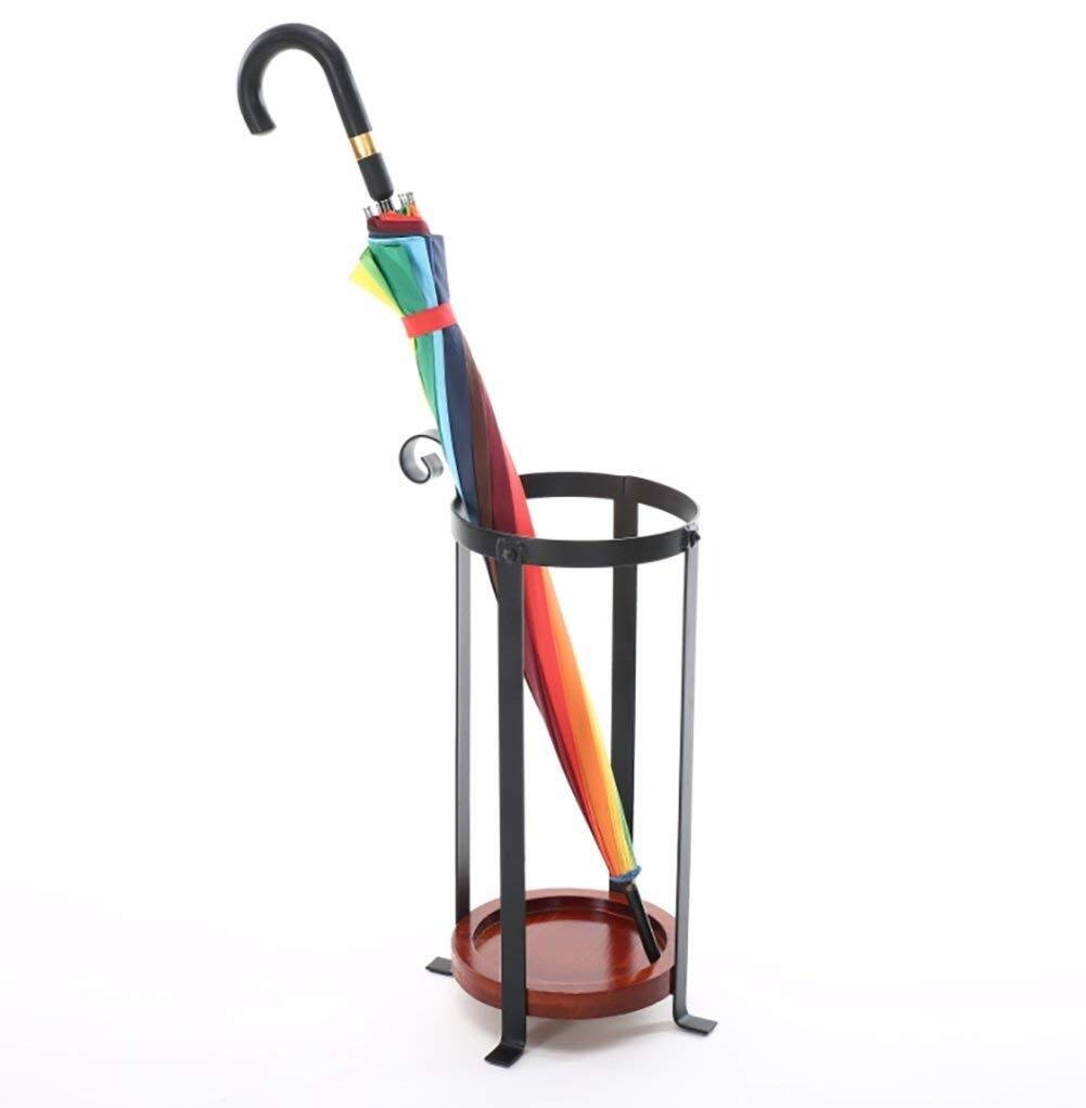 Porte-parapluies rond en fer forgé pour éviter les sols mouillés