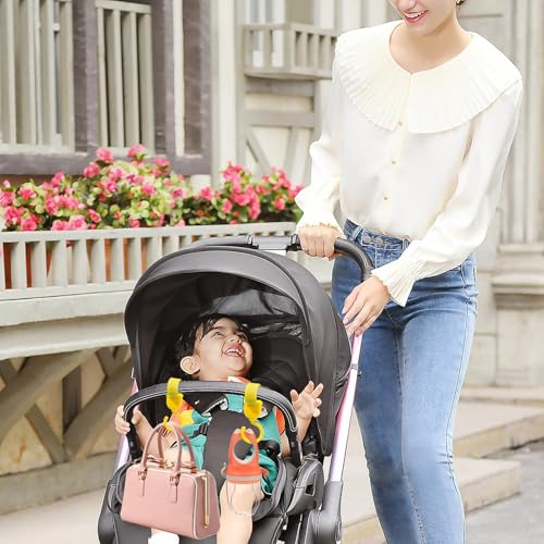 Ganchos para bebê, gancho para carrinho de bebê,Acessórios para clipes giratórios para carrinhos - G