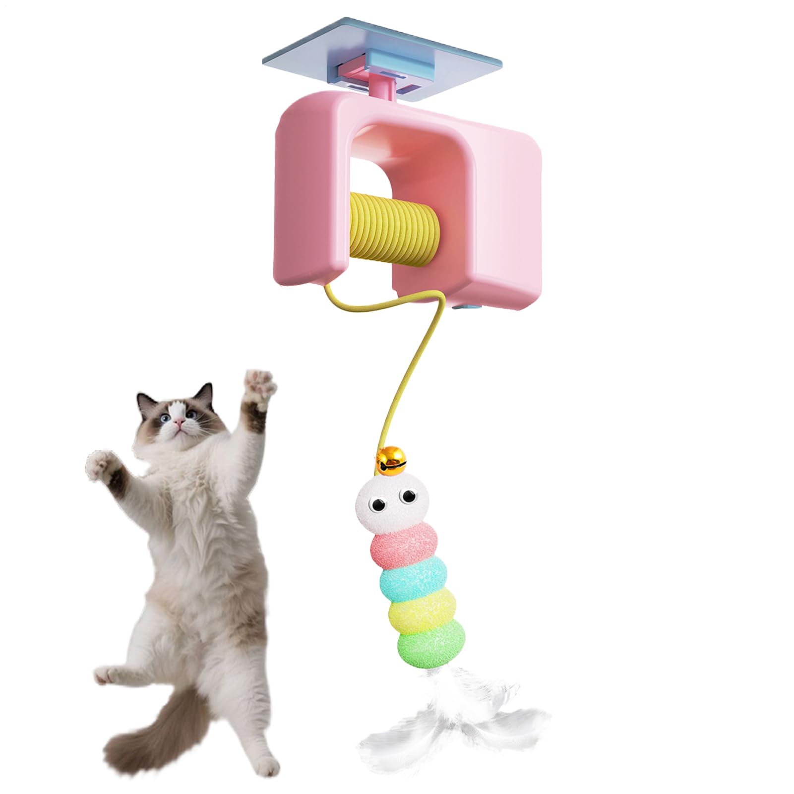 Jouet automatique pour chats à mouvement suspendu de simulation