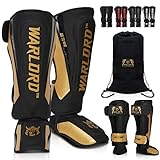 WARLORD Suneate Elite Revolutionary Design Martial Arts Shin Guards Muay Thai MMA Kickboxing, Patent