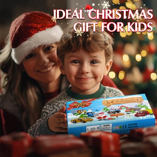Advent Calendar 2025 for Kids Boys, Christmas Countdown Calendar with 24 Pull Back Car Toys, Christmas Gifts for Kids Toddlers and Girls – Image 7