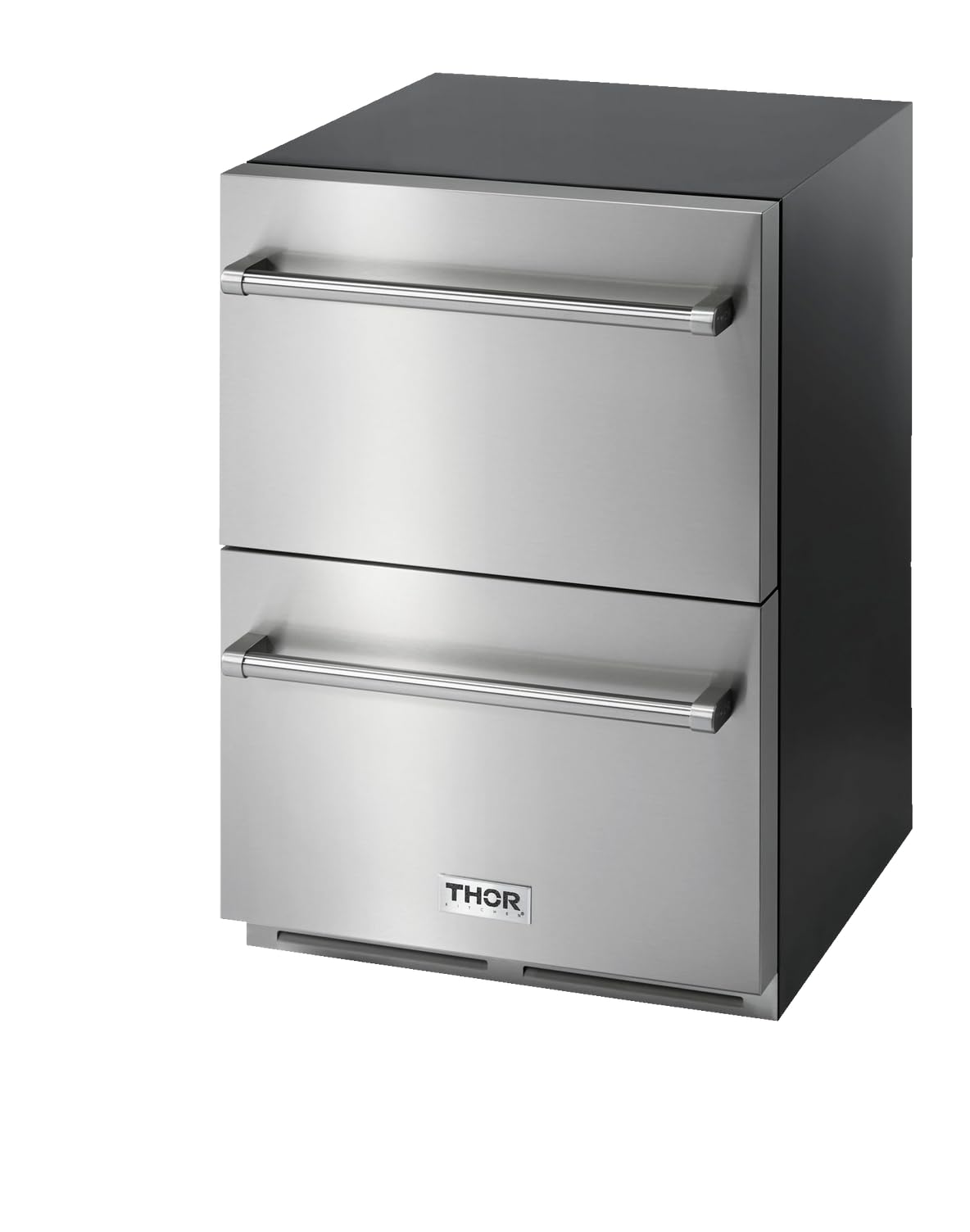 Thor Kitchen 24-Inch Indoor Outdoor Refrigerator Drawer in Stainless Steel - Model TRF24U on Fridge.com