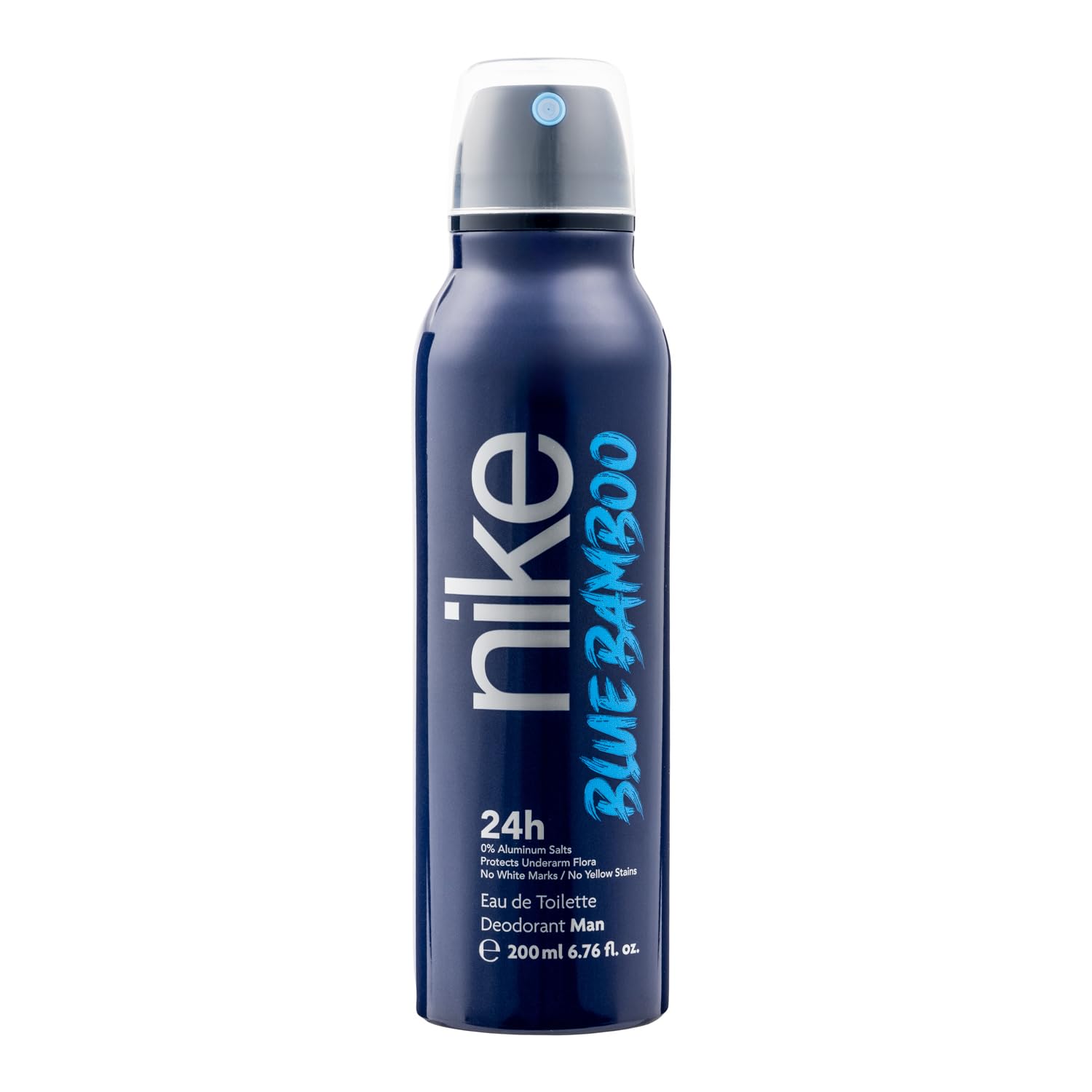 NIKE - Blue Bamboo 200 ml, Deodorant Man Spray, Anti-Stain Deodorant for All Skin Types, 0% Aluminium Salts, Long Lastin