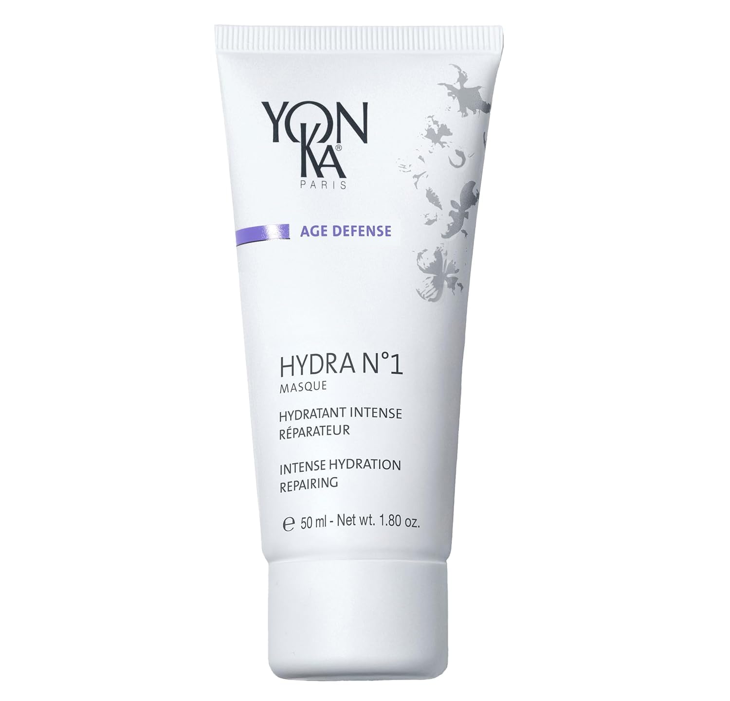 Hydra N°1 Mask Yonka 50ml - Gesichtsmaske für Dehydrierte Haut – Tiefenfeuchtigkeitspflege für Trockene und Beanspruchte Haut, Repariert und Reduziert Falten – Dermatologisch bestätigte Ergebnisse!