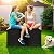 GUNJI 100 Gallon Resin Deck Box with Cushion,Outdoor Weatherproof Large Storage Box,Lockable Storage Container for Patio Furniture,Garden Tools,Pool Supplies (Black)