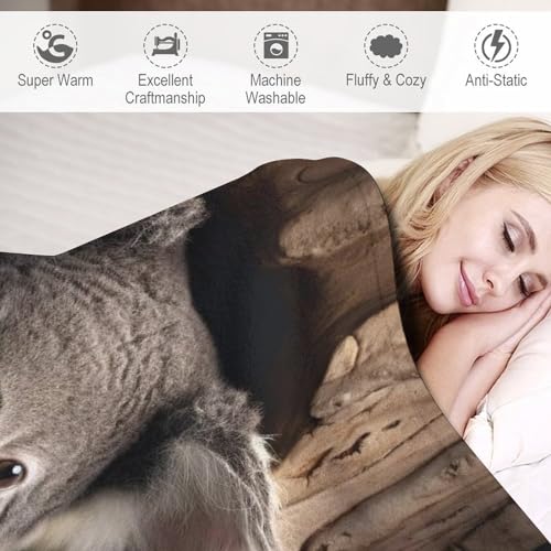 Manta de koala para cama y sofa el regalo de felpa perfecto para decoracion de habitaciones 6