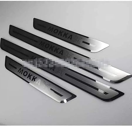 4 Stuks Rvs Auto Instaplijsten Protector Voor Opel Mokka B