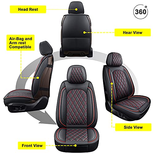 Image of MIROZO Seat Covers for Car,Waterproof Seat Cover Full Set Vehicle Cushion Cover Automotive Seat Protector Breathable Universal Fit for Most Sedan, Truck and SUV for Tacoma CX5 Chevy