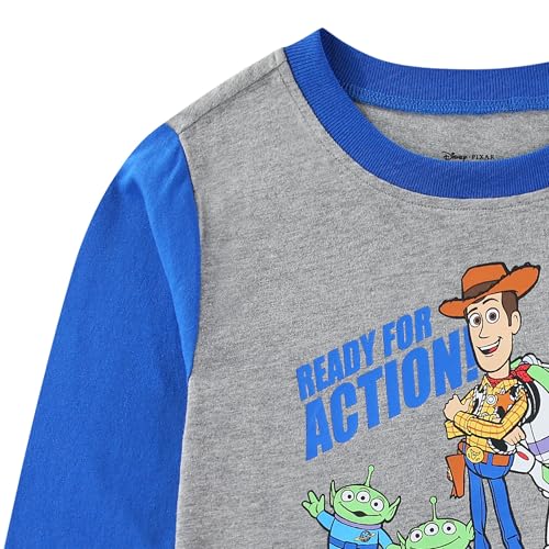Image of Disney Toy Story Boys Long Sleeve Shirt and Pants 2 Pc Set for Little Kids
