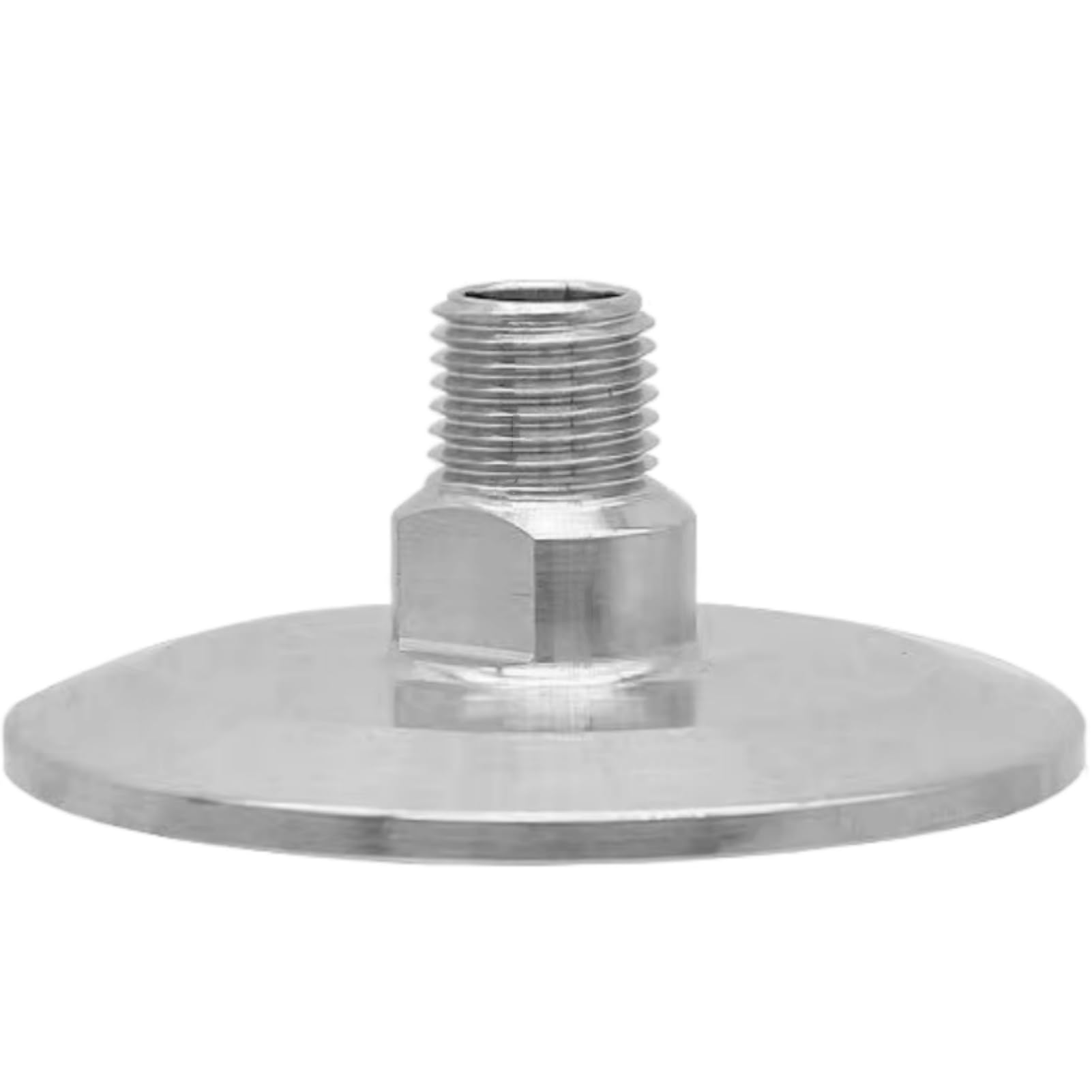 Złącze kołnierzowe, Trójzaciskowy zacisk ze stali nierdzewnej 304 do adaptera męskiego NPT, wiele rozmiarów, 5 szt. pneumatyczno-hydraulicznych(2 inch 1inch NPT Male)