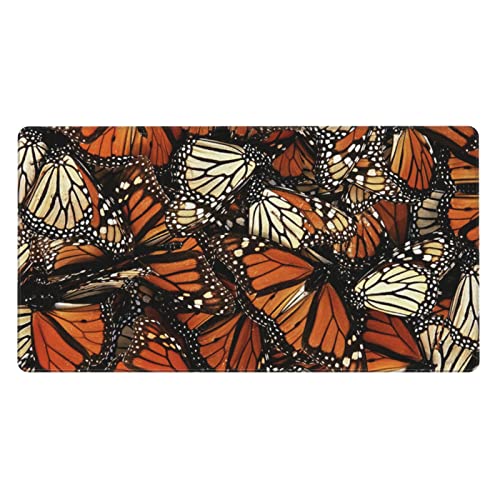 Tapis de souris géant papillon pour le travail à la maison et au bureau