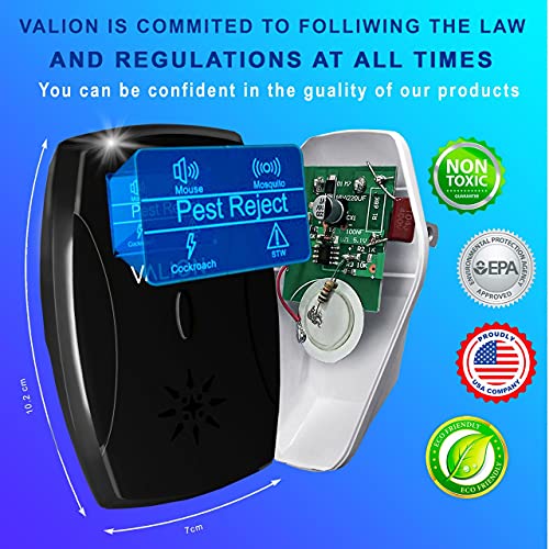 Ultrasonic Pest Repeller Wall Plug-In,Electronic Control Get Rid Of Rodents, Squirrels, Roaches, Ants, Spiders, Bed Bugs, Mice, Rats, Bats, Мosquito, Insects, Fleas #TOP3