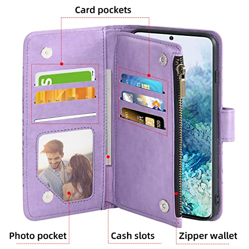 Housse cuir PU rigide Samsung S20 5G aux finitions mandala soignées