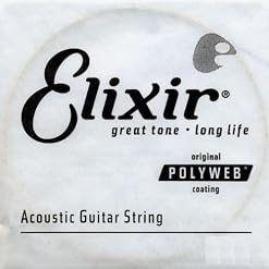 Cordes Elixir® à l’unité en Bronze 80/20 pour guitare acoustique avec revêtement POLYWEB® (.028) - Les Beatles, Paul McCartney, John Lennon, RIngo Starr, George Harrison