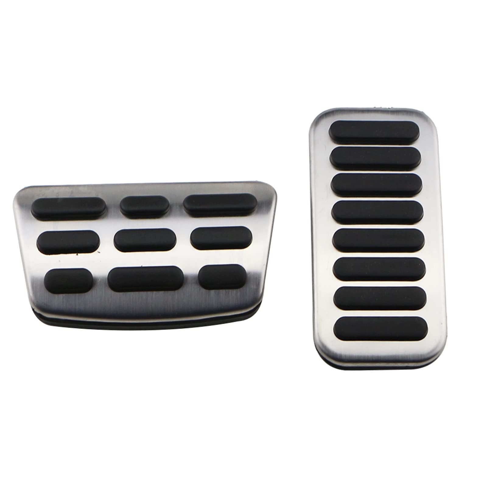 Anti-Slip Foot Pedal Pads Plate Set for Hyundai Creta 2015-2020 LHD Accessories, Stainless Steel Car Accelerator Brake Clutch Rest Replace Pedals Cover, Auto Interior fittings