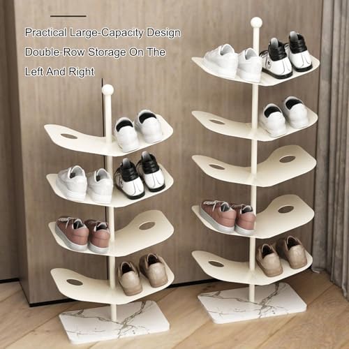 Étagère à chaussures verticale compacte pour l'organisation efficace des angles - 3