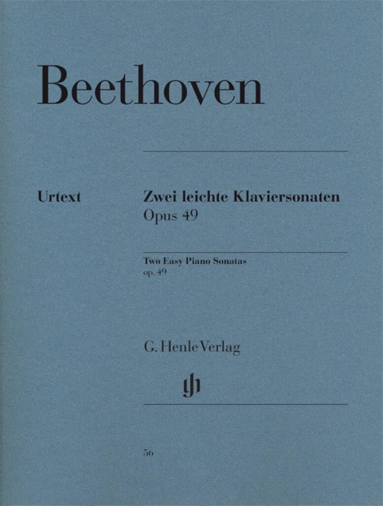 2 Easy Piano Sonatas g minor and G major op. 49/1 u. 2 - piano - (HN 56)